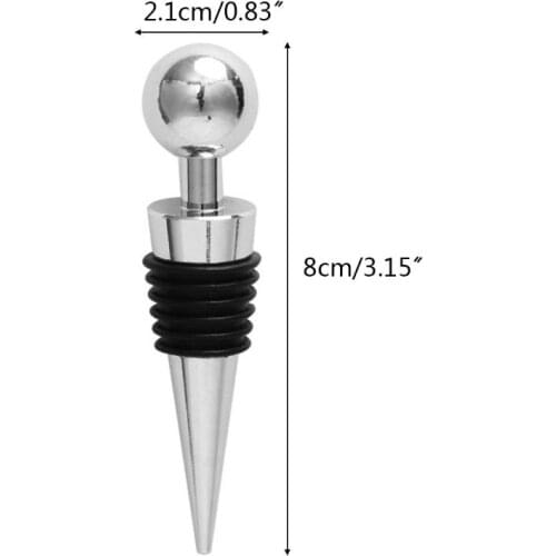 Red Wine Bottle Stopper Reusable Vacuum Sealed Twist Plug Leakproof Wedding 37MF