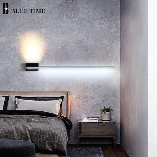 Simple LED Wall Lamps Indoor Bedside Sconces Wall Lights for Living Room Bedroom Mirror Front Light Home Decor Lighting Fixtures