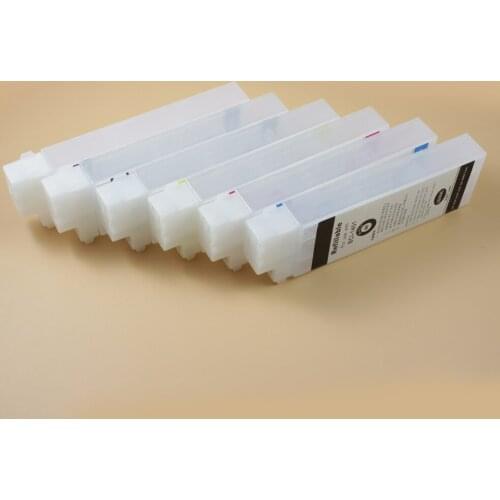 DGYCJLFP 6pcs/lot 260ml Empty refillable ink cartridge for Canon IPF 650 655 750 755 760 765 printer with PFI 102 104 chip