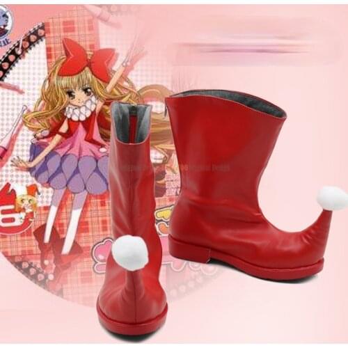 Shugo Chara!/My Guardian Characters Mashiro Rima Anime Characters Shoe Cosplay Shoes Boots Party Costume Prop
