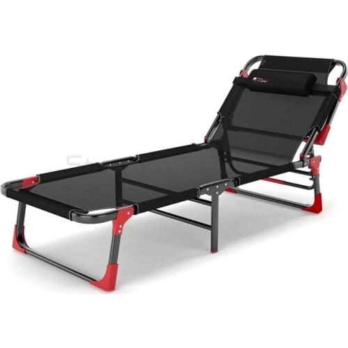 Folding bed office lunch break bed single bed domestic nursing bed portable multifunctional recliner