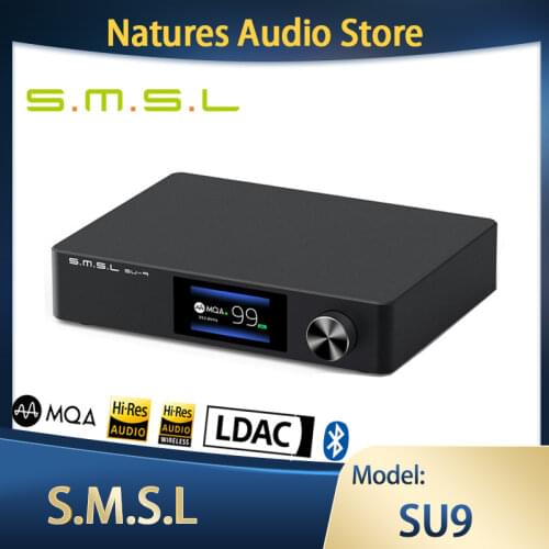 SMSL SU9 DAC MQA Full Decoder Bluetooth 5.0 ES9038Pro DAC DSD512 PCM768kHz/32Bit USB Balanced HIFI Decoder SMSL SU-9 SH-9 DA-9