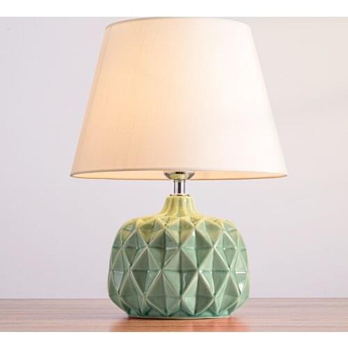 Modern Cermaic Table Lamp Beside Lamp For Bedroom Ins Girl Bedside Lamp Art Creative Living Room Ceramic Warm Internet Celebrity