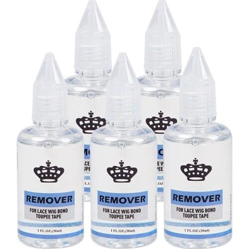 Lace front wig glue remover 30ml transparent glue remover For Lace Bond Toupee Skin Weft Tape Invisible Adhesive Hair Extension