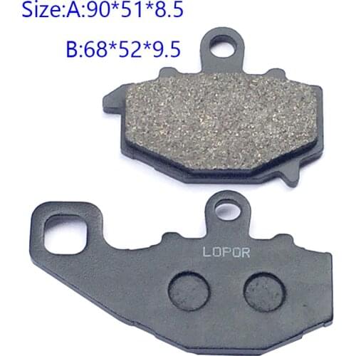 Motorcycle Rear Brake Pad for Kawasaki KLE650 Versys ZR750 ZX-9R Ninja ZX900 Z900 Z1000 ZRT00 ZX-10R Ninja ZXT00 GPZ1100