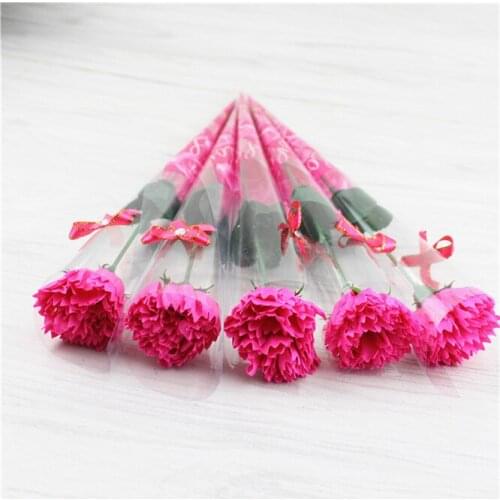 100pcs Romantic Valentines Day Christmas Creative gift flower Soap Bouquet party wedding decoration flower artificiais