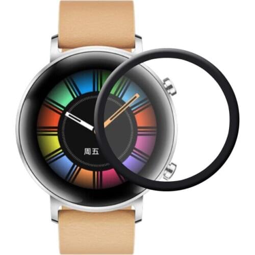3D Curved Edge Soft Clear Protective Film Full Cover Protection For Huawei Watch GT 2 GT2 42MM Smartwatch LCD Screen Protector