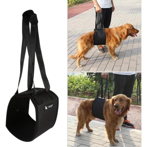 4 Sizes Dog Lift Assist Support Harness Walking Aid Vest Rehabilitation For Canine Assist Elderly Sick Injured Dogs Pet Supplies