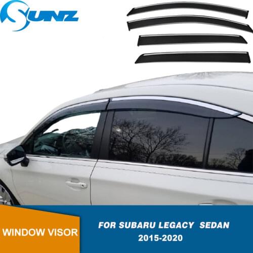 Side Window Deflectors For Subaru Legacy Sedan 2010 2011 2012 2013 2014 2015 2016 2017 2018 Window Visor Sun Rain Guards SUNZ