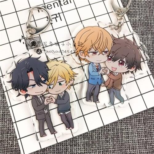 Hitorijime My Hero Yaoi Ooshiba Kousuke Cartoon Keyring School Bag Itabag Keychain Pendant Anime Game Fashion Gifts