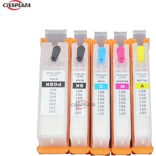 CISSPLAZA PGI570 PGI-570 CLI-571 refill ink cartridge Compatible for Canon PIXMA TS6050 TS6051 TS6052 TS5050 TS5051 TS5052/5053