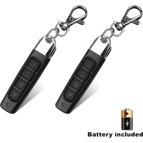 Garage Gate Door Cloning Duplicator Key Fob A Distance Remote Control 433MHZ Clone Fixed Learning Code For Gate Garage Door New