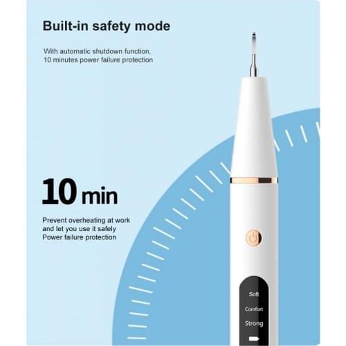 Electric Ultrasonic Plaque Remover For Teeth Cleaning Gum Stimulator
