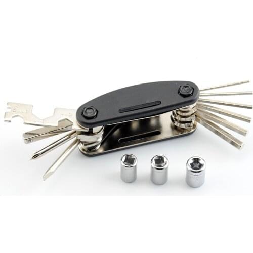 Repair Tool Kits Set Portable 16 In 1 Multi-function Cycling Bicycle Cycle Bike Motorcycle