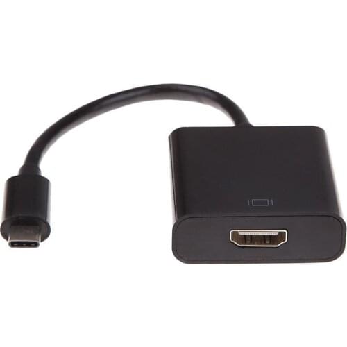 Type-C USB 3.1 Male to HDMI-compatible Female Cable Adapter 1080P USB-C Video Converter For Chrombook PC Laptop Tablet