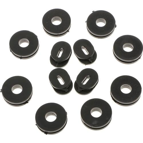 12 Pcs Motorcycle Rubber Side Cover Grommets Head Gasket Sets For Honda Motorcycle GS125 Motorcycle Accessories