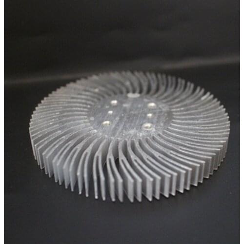 Round LED Heatsink Radiator Aluminum 10W Heat Sink Radiator for Household Lamp Radiator Replaceable