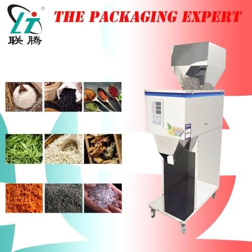 Filling And Weighing Machine Scale Filler Herb Tea Leaf Powder Medicine Coffee Beans Particle Suger Flour Rice Racking Device
