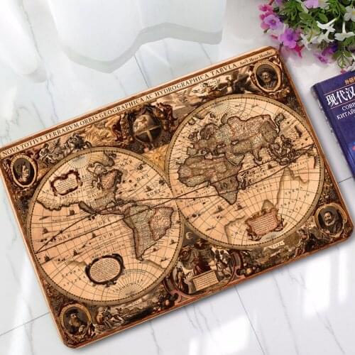 Navigation Non-slip Thin Mat Pad Welcome Rubber Living Room Rugs Floor Carpet Doormat Entrance Waterproof Printed Mat