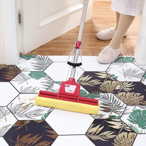 Non-slip Carpets for Living Room Kitchen Pink Geometric PVC PU Leather Entrance Doormat Waterproof and Oil-proof Scrubable Mat