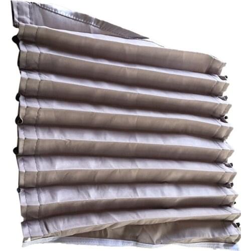 New Durable 2PCs Universal Car Sunscreen Blackout Curtains Auto Side Window Sunshade Curtain With Sun Block