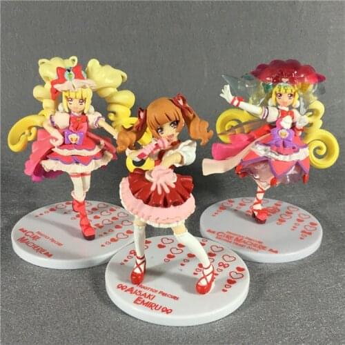 Bandai Genuine CANDY TOY Healin'Good Pretty Cure Aisaki Emiru Ruru Amour Nono Hana Kagayaki Homare Action Figure Toys