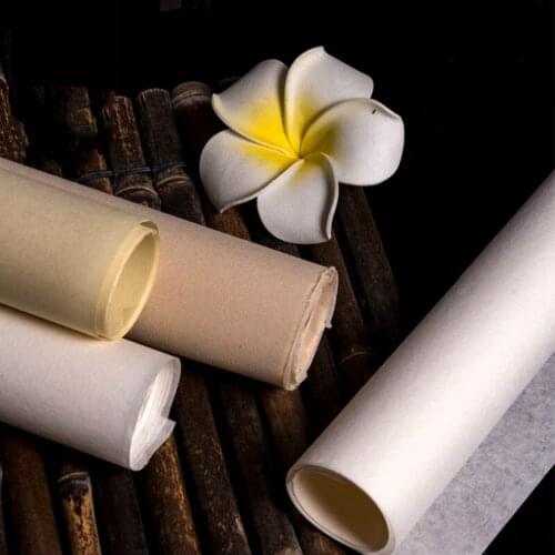 Rice Paper Handmade Ancient Craft Mica Ripe Xuan Calligraphy Meticulous Painting Rice Paper Ultra-thin Rijstpapier Papel Arroz
