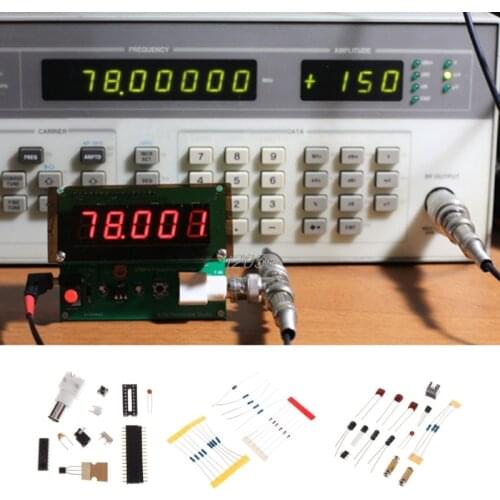 1Hz-75MHz Frequency Counter 7V-9V 50mA DIY Kit Cymometer Module Tester Meter T16 Drop ship