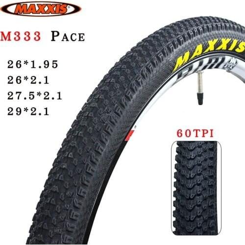 MAXXIS PACE Mountain Bike Tire 26inch 26 * 1.95 M333 Wear Resistant Ultra light 60TPI Tire 27.5 29 * 2.1 MTB Cycling tyres