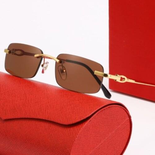 Sunglasses Men Designer Sun Glasses Shades For Women Mens Brand Luxury Heart Vintage Eyewear Gafas De Sol
