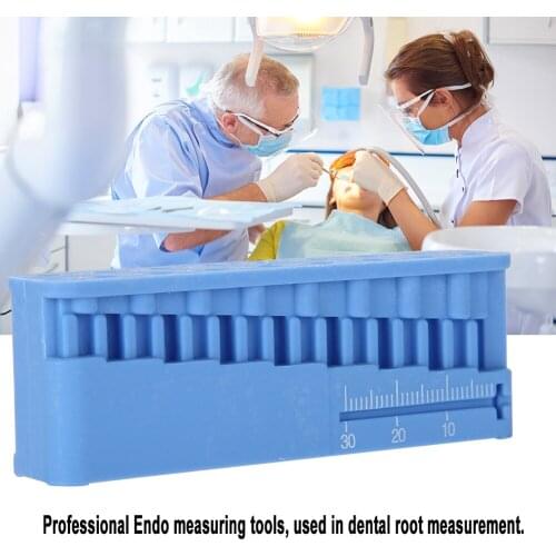 Dental Root Canal Block Files Disinfection Measuring Tools High Temperature High Pressure Resistant Endodontic Ruler Test Board