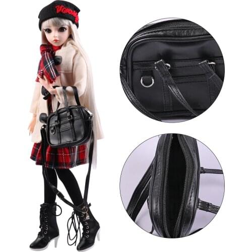 UCanaan 1PC PU Leather Handbag For 1/3 BJD Doll 60CM Ball Jointed Dolls Accessories 6 Color Bag