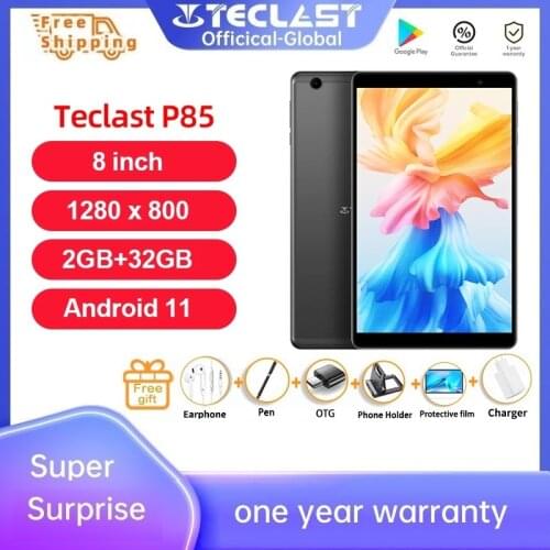 Tablets P80X 4G Android 9.0 Netbook Phablet 8 inch 1280 x 800 SC9863A Octa Core 2GB RAM 32GB ROM Tablet PC GPS Dual Cameras