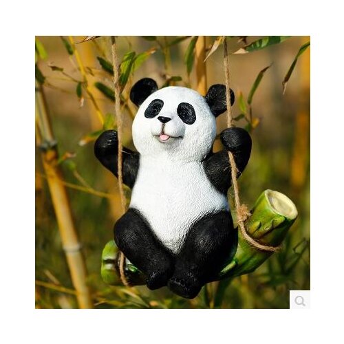 Outdoor garden tree ornaments gardenornaments koala panda resin handicraft bags simulation animal sculpture