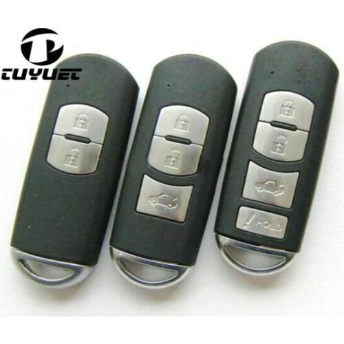 Smart Remote Key Shell 2 / 3 / 4 Buttons for Mazda M3 M6 CX-5 CX7 Angcera Car Key Blanks Case