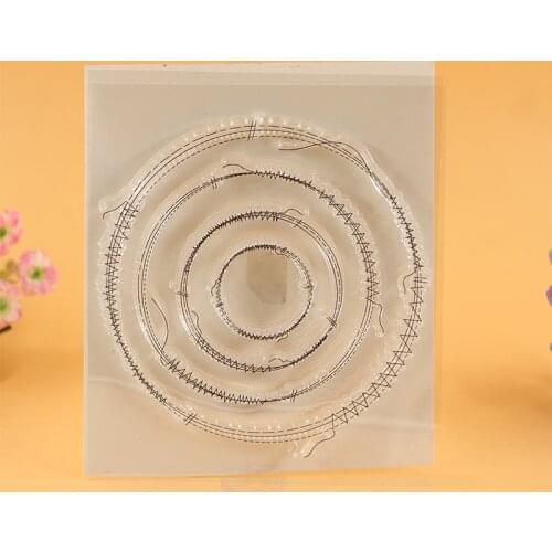 YLCS001 Sewing Thread Silicone Clear Stamps For Scrapbooking DIY Photo Album Cards Rubber Stamp Transparent Stamp 11*12cm