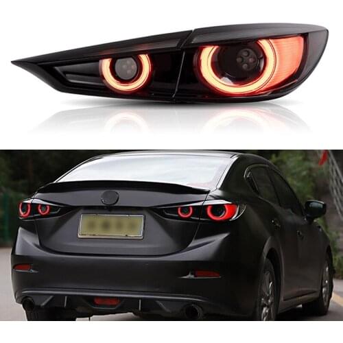 Tail Light Taillights for Mazda 3 Axela Sedan 2014 2015 2016-2018 Trailer Rear Lights Led Stop Signal for Cars Fog Brake Reverse
