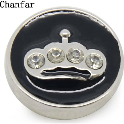 Alloy Snap Button Beads Jewerly For 18mm Snap Button Bracelet