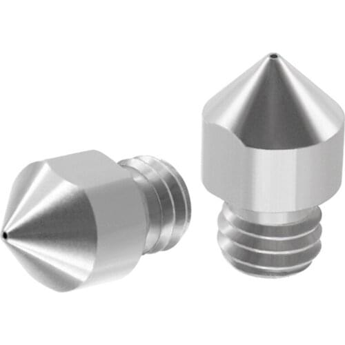 1PCS MK8 Nozzle TC4 Titanium Alloy Nozzle Extruder M6 Thread 0.2mm 0.3mm 0.4mm 0.5mm for 3D Printer 1.75mm Filament