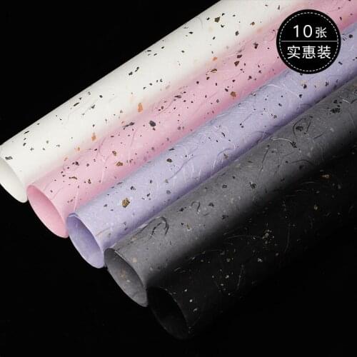 10pcs Luxury Glittering Gift Wrapping Paper Korean Christmas Gift Packaging Decoration Paper