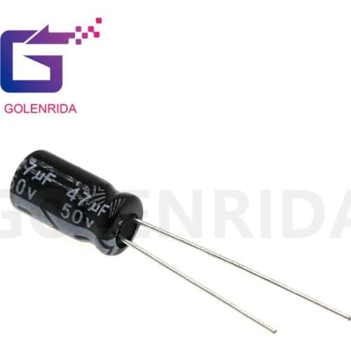 20PCS Electrolytic capacitor 50V47uF 6.3*11mm aluminum electrolytic capacitor 47uf 50v