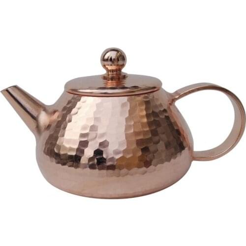 200ml mini handmade copper kettle copper thick copper tea pot gift teapot