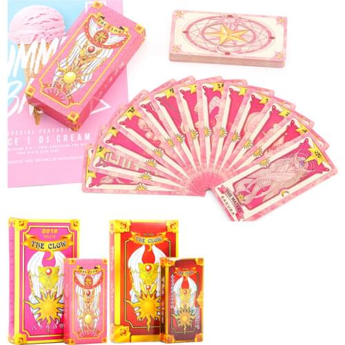 Anime Card Captor Sakura Clow Karte SAKURA KARTE Cosplay Deluxe Edition Anime Prop geschenk spielzeug Tarokulo card