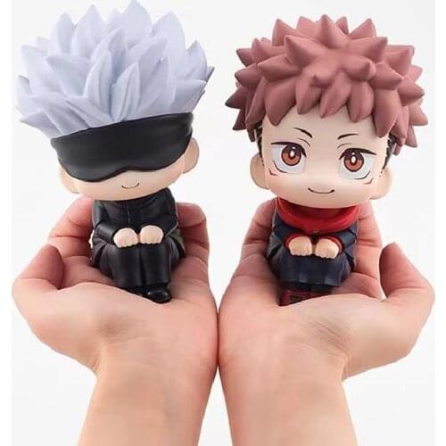 Anime Jujutsu Kaisen Q Version Cartoon Cute Kawaii Manga Statue Figurines Decoration PVC Action Figure Collectible Model Toys