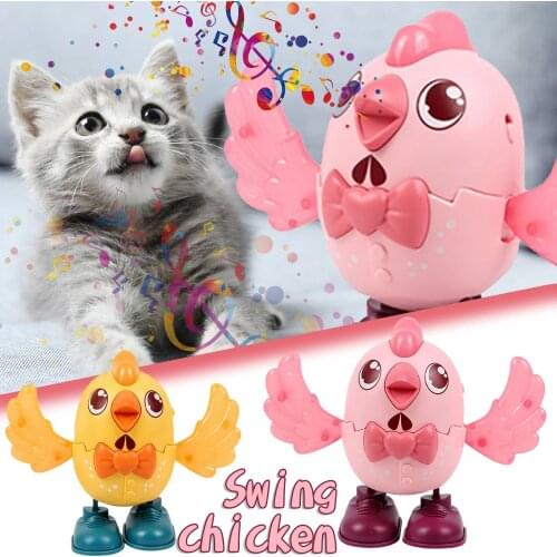 Childrens toys Funny Cat Toy Swing Dancing Light Music Little Cute Children Pet robot for children Interactive Educational toys
