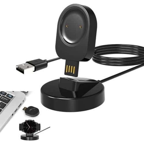 Dock Station Stand Charger Adapter USB Charging Cable Base Holder for Amazfit GTR2/GTR 2E/GTS 2 GTS2 Mini/Bip U/Pro/Pop/Zepp E