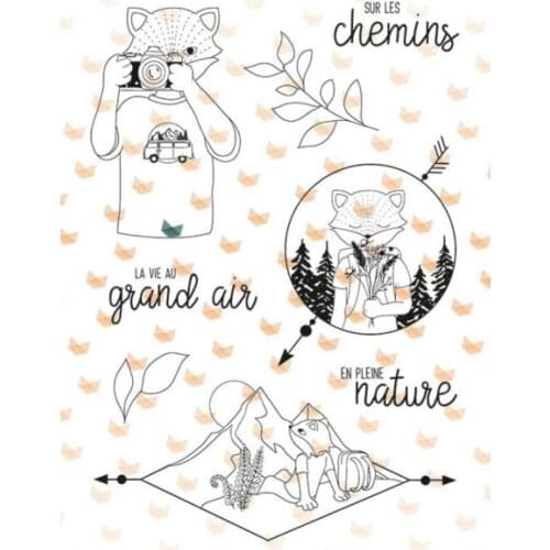 French Transparent Clear Silicone Stamp/Seal for DIY scrapbooking/photo album Decorative clear stamp A7387