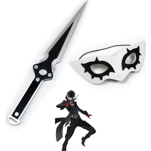 Joker Protagonist Ren Amamiya P5 Mask and Dagger Akira Kurusu Sword Cosplay Costume Props
