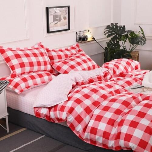 Home Textiles Four Piece Suit BEDDING SET Bed Sheet Duvet Cover Pillow Case Twin Full Queen King Superking