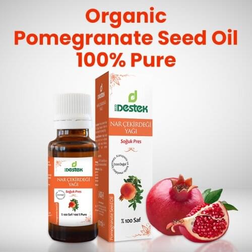 Pomegranate Seed Oil 100% Pure Organic 20 ml Turkish Seed Plant Oils Essential Oils Natural Oils Aromatherapy Oils Natural Vegan Herbal Health Beauty Skin Care Body Care Skin Care Hair Care Body Care